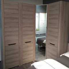 АФИНА А12 Шкаф для одежды и белья Ясень Таормина в Коротчаево - korotchaevo.mebel24.online | фото 2