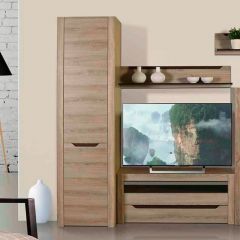 АФИНА А12 Шкаф для одежды и белья Ясень Таормина в Коротчаево - korotchaevo.mebel24.online | фото 3