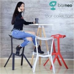 Барный стул Barneo N-228 One белый (95194) в Коротчаево - korotchaevo.mebel24.online | фото 2