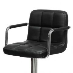 Барный стул Barneo N-69 Kruger Arm Черный в Коротчаево - korotchaevo.mebel24.online | фото 2