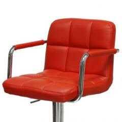 Барный стул Barneo N-69 Kruger Arm Красный в Коротчаево - korotchaevo.mebel24.online | фото 2