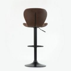 Барный стул Barneo N-86 Time / Black / VPU Brown Vintage коричневый винтаж PK970-18 в Коротчаево - korotchaevo.mebel24.online | фото 2