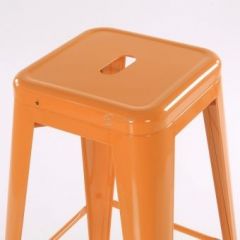 Барный табурет Barneo N-241 Tolix Style (RAL2003 оранжевый) в Коротчаево - korotchaevo.mebel24.online | фото 3