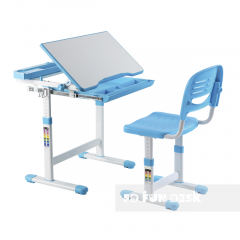 Комплект парта + стул трансформеры Cantare Blue в Коротчаево - korotchaevo.mebel24.online | фото 2