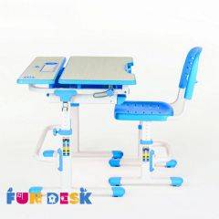 Парта-трансформер + стул Lavoro Blue в Коротчаево - korotchaevo.mebel24.online | фото 2
