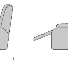 Диван-трансформер Recliner TWIN (Твин) 1 кат. ткани в Коротчаево - korotchaevo.mebel24.online | фото 5