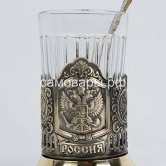 Электрический классический самовар на 2 л формы "Тюльпан" в наборе VIP в Коротчаево - korotchaevo.mebel24.online | фото 5