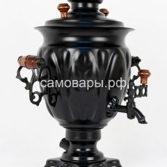 Электрический самовар "Черный Русский" матовый желудь в наборе на 3 литра. Ограниченная серия. в Коротчаево - korotchaevo.mebel24.online | фото 3