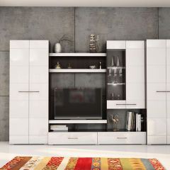 Фиеста №15 Комод с 6ю ящ (Венге/Белый глянец) в Коротчаево - korotchaevo.mebel24.online | фото 2