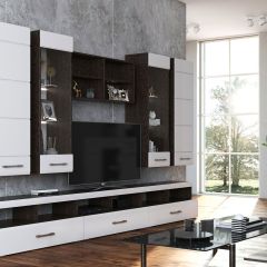 Фиеста №15 Комод с 6ю ящ (Венге/Белый глянец) в Коротчаево - korotchaevo.mebel24.online | фото 3