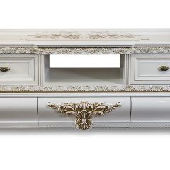 Гостиная Алсу 2+ТВ+1 (белый глянец) в Коротчаево - korotchaevo.mebel24.online | фото 5