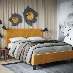 Интерьерная кровать Сириус с П/М (1400) в Коротчаево - korotchaevo.mebel24.online | фото