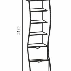 Киви №11 Пенал с 2мя ящ., (ЛДСП молочный дуб/лайм) в Коротчаево - korotchaevo.mebel24.online | фото 2