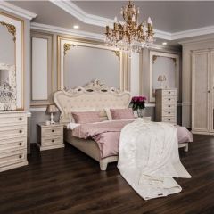 Комод 4 ящика Афина + Зеркало ППУ Афина (крем корень) в Коротчаево - korotchaevo.mebel24.online | фото 7