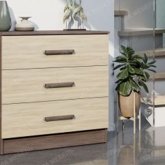 Комод Адель (ясень шимо темный/светлый) в Коротчаево - korotchaevo.mebel24.online | фото