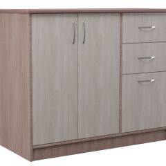 Комод АЛЛА (Ясень шимо светлый/темный) Эко в Коротчаево - korotchaevo.mebel24.online | фото 1