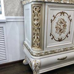Комод с Зеркалом Алсу (белый глянец) в Коротчаево - korotchaevo.mebel24.online | фото 9