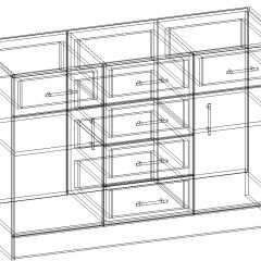 СОФИЯ Комод К1200 2Д (венге/дуб белфорт) в Коротчаево - korotchaevo.mebel24.online | фото 3