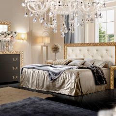 Комод Тиффани Premium черная/золото (ТФКМ-1(П) в Коротчаево - korotchaevo.mebel24.online | фото 2