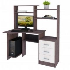Компьютерный стол №16 (Анкор темныйанкор темный) в Коротчаево - korotchaevo.mebel24.online | фото 2
