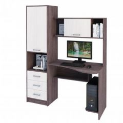Компьютерный стол №18 (Анкор темныйанкор темный) в Коротчаево - korotchaevo.mebel24.online | фото 2