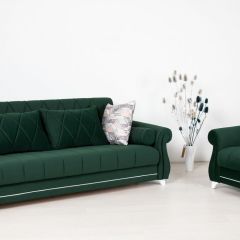Комплект Роуз ТД 411 диван-кровать + кресло + комплект подушек в Коротчаево - korotchaevo.mebel24.online | фото