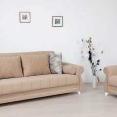 Комплект Роуз ТД 412 диван-кровать + кресло + комплект подушек в Коротчаево - korotchaevo.mebel24.online | фото