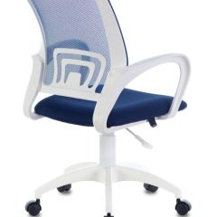 Кресло BRABIX "Fly MG-396W" (белый/темно-синее) 532399 в Коротчаево - korotchaevo.mebel24.online | фото 4