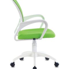 Кресло BRABIX "Fly MG-396W", пластик белый, сетка, салатовое, 532403 в Коротчаево - korotchaevo.mebel24.online | фото 2