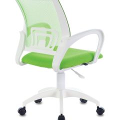 Кресло BRABIX "Fly MG-396W", пластик белый, сетка, салатовое, 532403 в Коротчаево - korotchaevo.mebel24.online | фото 3
