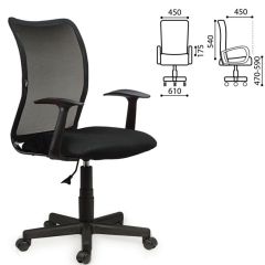 Кресло BRABIX "Spring MG-307" (черное TW) 531406 в Коротчаево - korotchaevo.mebel24.online | фото 2