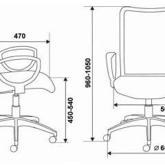 Кресло Бюрократ CH-599/R/TW-97N красный в Коротчаево - korotchaevo.mebel24.online | фото 3