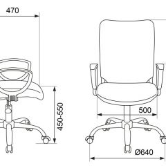 Кресло Бюрократ CH-599AXSN/32B/TW-11 черный TW-32K01 в Коротчаево - korotchaevo.mebel24.online | фото 4