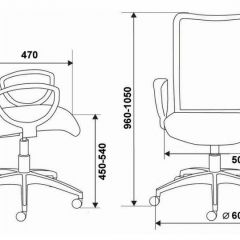 Кресло Бюрократ CH-599AXSN/TW-11 чёрный в Коротчаево - korotchaevo.mebel24.online | фото 3