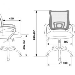 Кресло Бюрократ CH-695N/SL/BL/TW-11 синий TW-05 черный TW-11 в Коротчаево - korotchaevo.mebel24.online | фото 4