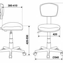 Кресло детское Бюрократ CH-W299/LB/TW-55 голубой в Коротчаево - korotchaevo.mebel24.online | фото 4