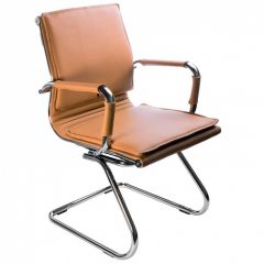 Кресло для посетителя Бюрократ CH-993-Low-V/Camel светло-коричневый в Коротчаево - korotchaevo.mebel24.online | фото