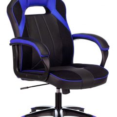 Кресло игровое Бюрократ VIKING 2 AERO BLUE черный/синий в Коротчаево - korotchaevo.mebel24.online | фото