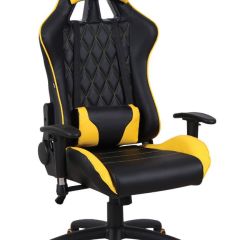 Кресло компьютерное BRABIX "GT Master GM-110" (черное/желтое) 531927 в Коротчаево - korotchaevo.mebel24.online | фото
