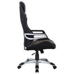 Кресло компьютерное BRABIX Techno GM-002 (ткань) черное/серое, вставки белые (531815) в Коротчаево - korotchaevo.mebel24.online | фото 4