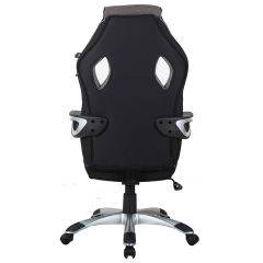 Кресло компьютерное BRABIX Techno GM-002 (ткань) черное/серое, вставки белые (531815) в Коротчаево - korotchaevo.mebel24.online | фото 6