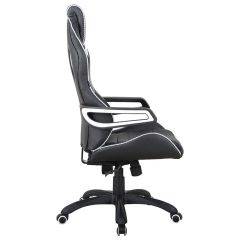 Кресло компьютерное BRABIX Techno Pro GM-003 (экокожа черное/серое, вставки серые) 531814 в Коротчаево - korotchaevo.mebel24.online | фото 3