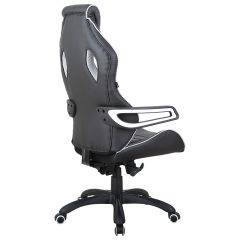 Кресло компьютерное BRABIX Techno Pro GM-003 (экокожа черное/серое, вставки серые) 531814 в Коротчаево - korotchaevo.mebel24.online | фото 7