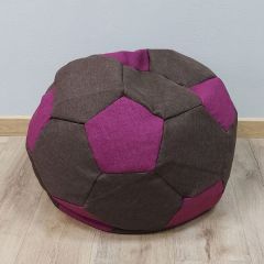 Кресло-мешок Мяч S (Savana Chocolate-Savana Berry) в Коротчаево - korotchaevo.mebel24.online | фото
