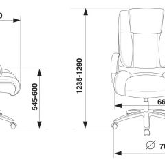 Кресло руководителя Бюрократ T-9925SL/BLACK в Коротчаево - korotchaevo.mebel24.online | фото 4