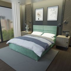 Кровать Аврора с ортопедической решеткой (1600) в Коротчаево - korotchaevo.mebel24.online | фото