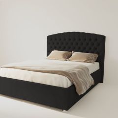 Кровать Берлин с ПМ 2000 (экокожа кольт ч) в Коротчаево - korotchaevo.mebel24.online | фото 2