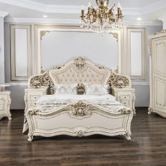 Кровать 1800 Джоконда (крем) в Коротчаево - korotchaevo.mebel24.online | фото 6