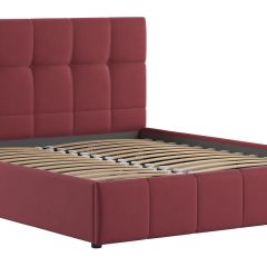 Кровать двойная Хлоя 160 + ортопед + ПМ + дно (арт. Макс 325 (ягодный)) в Коротчаево - korotchaevo.mebel24.online | фото 2