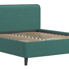 Кровать интерьерная Миа (1600) Купер 16/Кант Лайт 10 в Коротчаево - korotchaevo.mebel24.online | фото 3